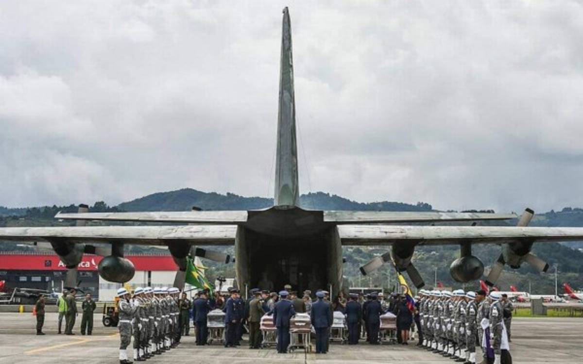 ¡Durísimo! Las imágenes de la repatriación de jugadores del Chapecoense