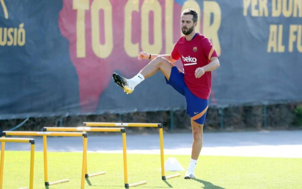 Así fue el primer entrenamiento de Pjanic con el Barcelona; se lo imaginó de otra forma