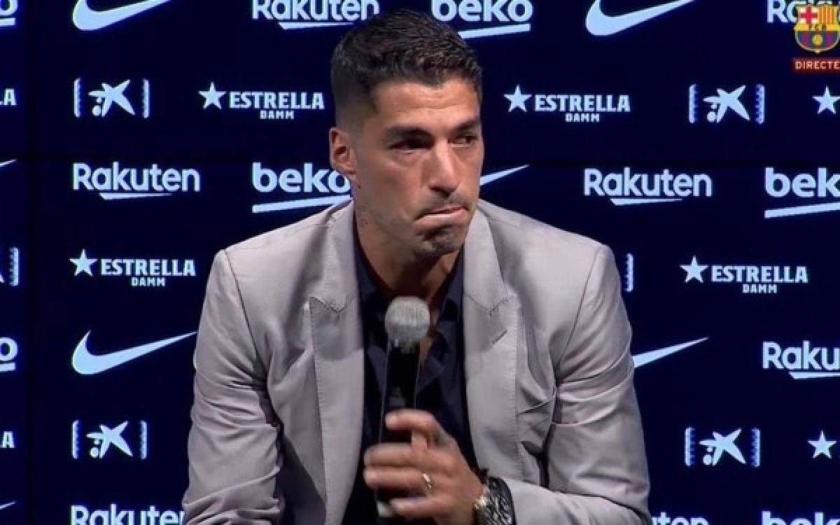 Lágrimas y dardos a la directiva del Barcelona: Así fue la despedida de Luis Suárez