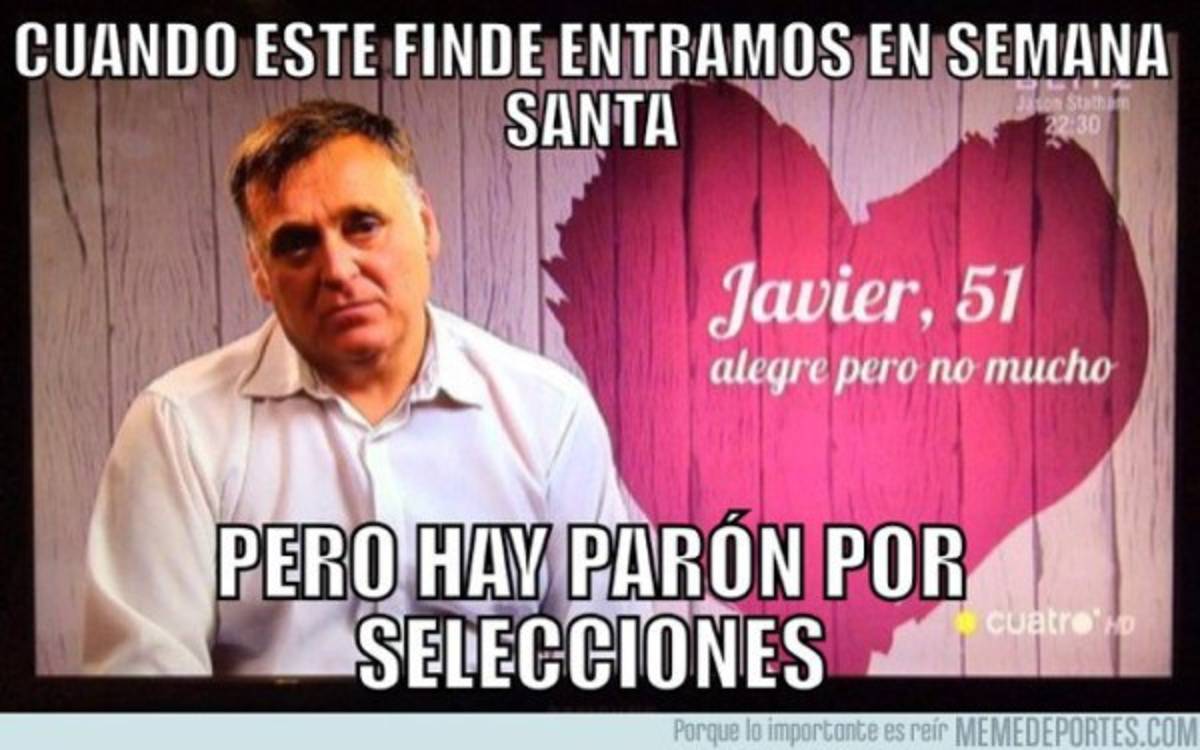 ¡Parón de selecciones! Los mejores memes de los amistosos de cara al Mundial de Rusia