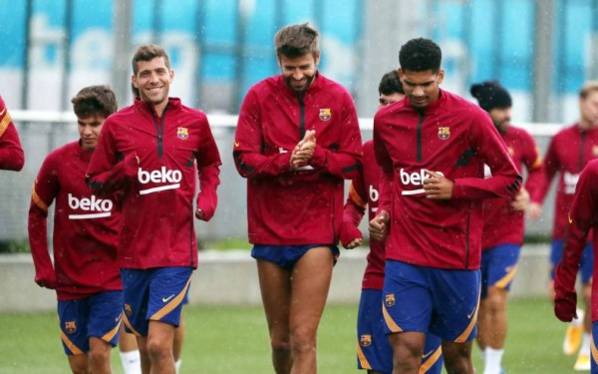 Messi se une al grupo y muestra otra imagen: así fue el entrenamiento del Barcelona previo al primer amistoso