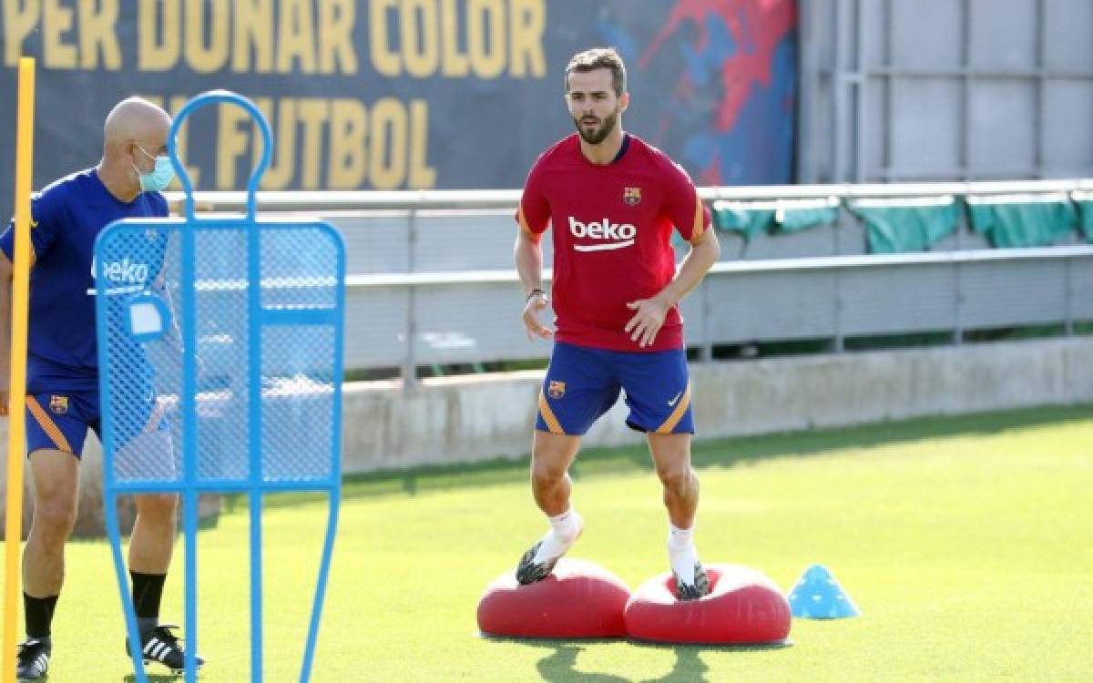 Así fue el primer entrenamiento de Pjanic con el Barcelona; se lo imaginó de otra forma