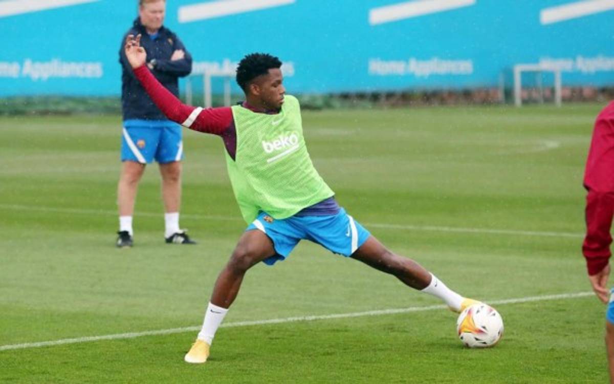 Sorpresa en el entrenamiento del Barcelona con el regreso del heredero de Messi y la afición se ilusiona