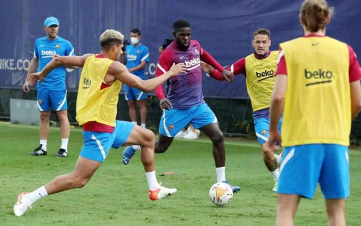 Sorpresa en el entrenamiento del Barcelona con el regreso del heredero de Messi y la afición se ilusiona