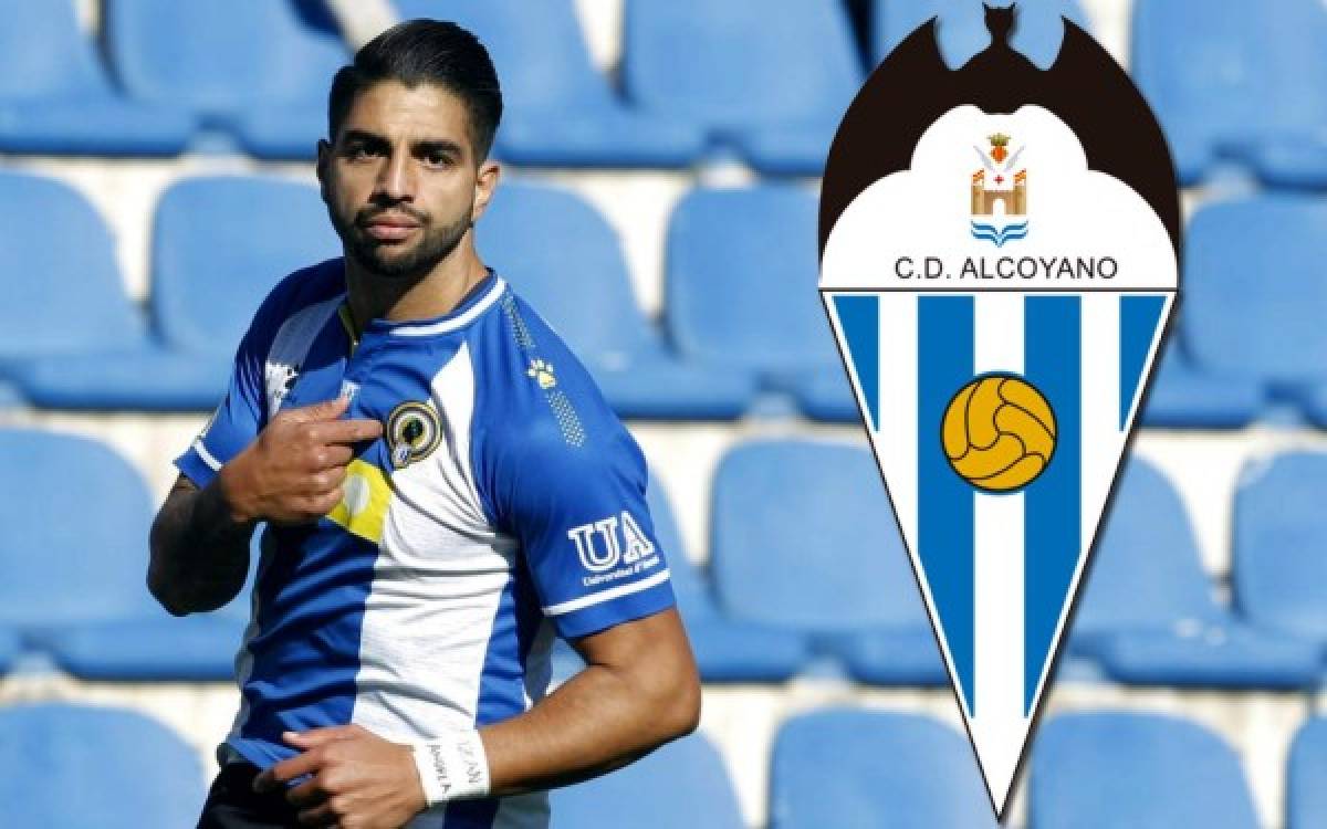 Hondureño Jona Mejía deja el Hércules y ficha por el Alcoyano, siempre del fútbol de España