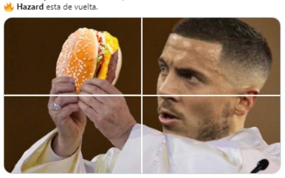 La ausencia de Zidane y el gol de Hazard provocan los memes tras la victoria del Real Madrid