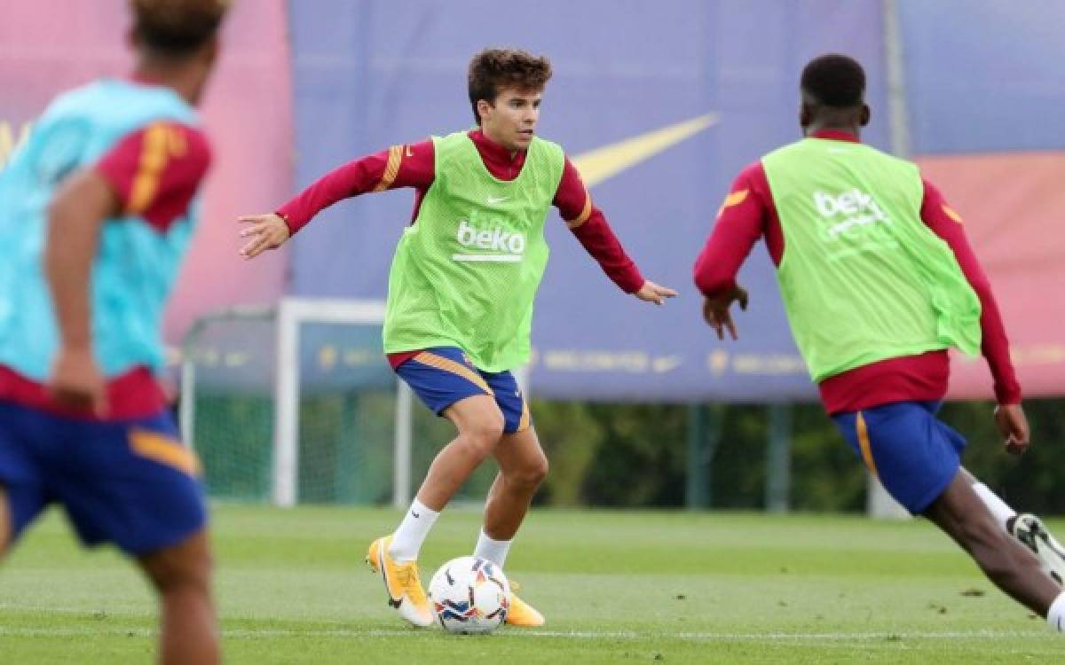 La 'soledad' de Messi: así fue captado en su segundo entrenamiento con el Barcelona