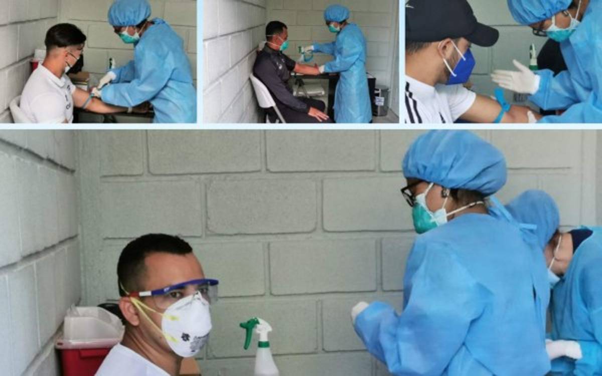 Árbitros hondureños fueron sometidos a las pruebas del Coronavirus previo al inicio de su preparación