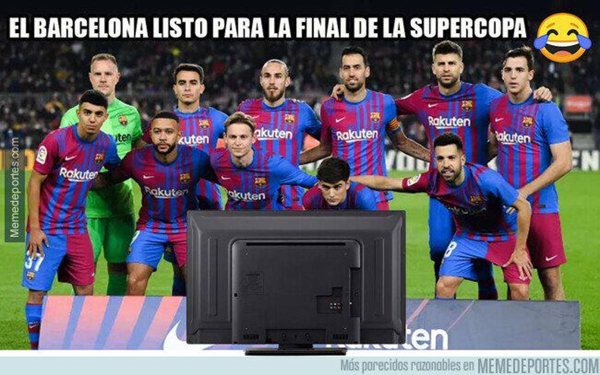 Para reír: Real Madrid ganó la Supercopa y los memes hacen pedazos al Barcelona y el VAR