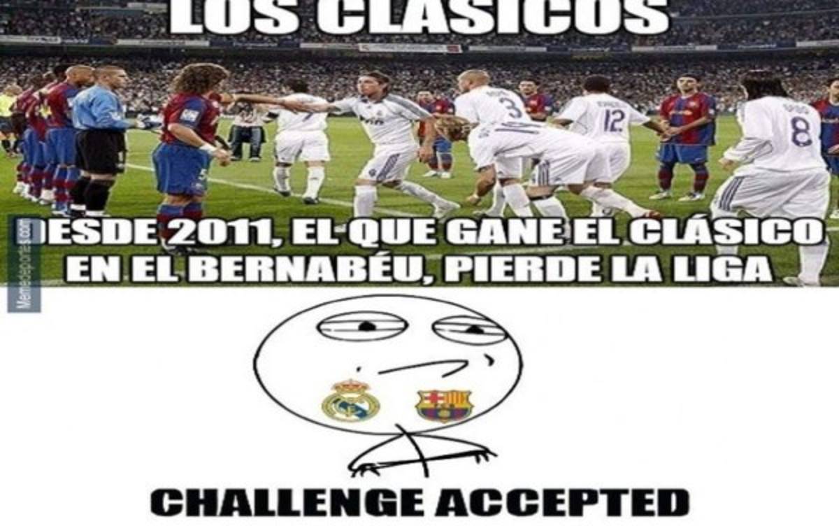 Divertidos MEMES inundan las redes sociales con el clásico Real Madrid-Barcelona