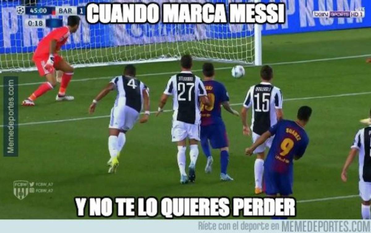 Los terribles memes contra Messi por anotarle por primera vez a Buffon