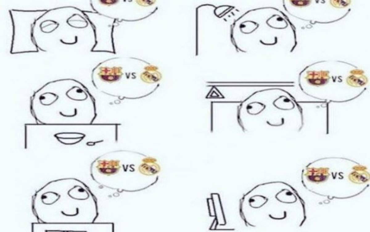Divertidos MEMES inundan las redes sociales con el clásico Real Madrid-Barcelona