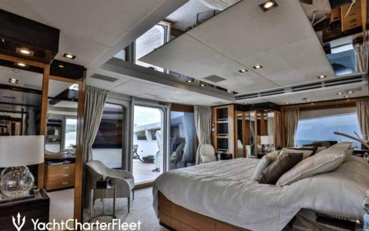 Así es por dentro el lujoso yate de 17 millones de euros que alquiló Cristiano Ronaldo