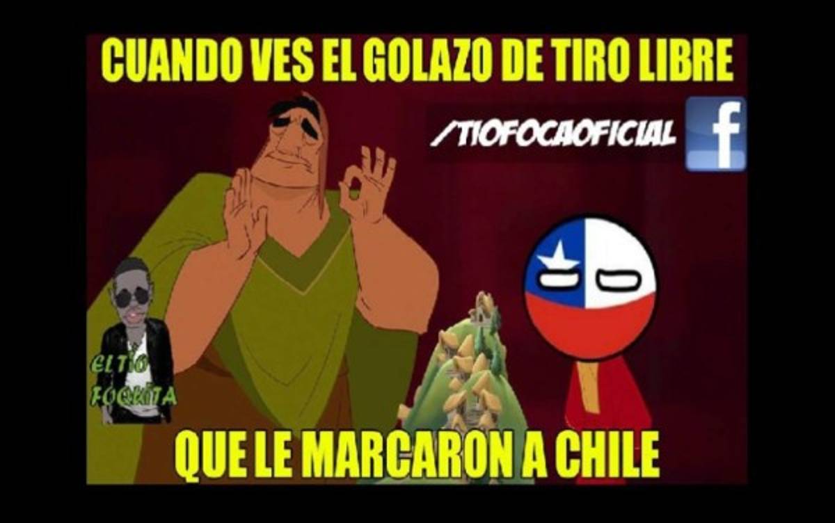 Los imperdibles memes: Se burlan de Chile y su ayuda arbitral