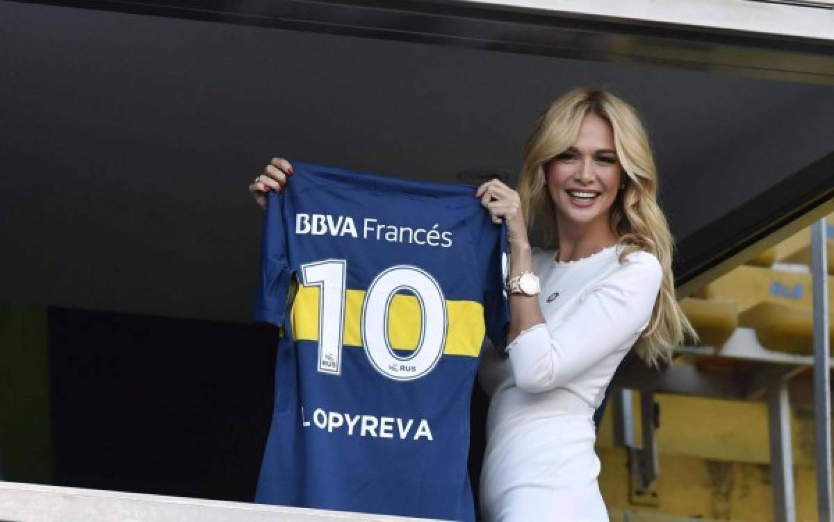 Victoria Lopyreva, la hermosa embajadora del Mundial de Rusia 2018 que conoció la Bombonera