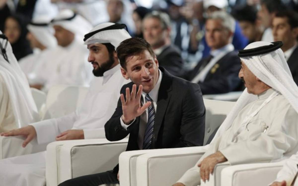 FOTOS: Así la pasó Messi en la gala del Globe Soccer Awards en Dubai