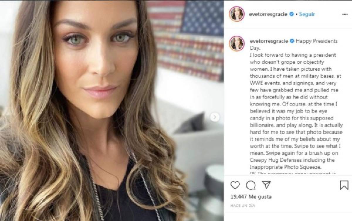 Eve Torres, la exluchadora de la WWE que acusa a Donald Trump de excederse con ella