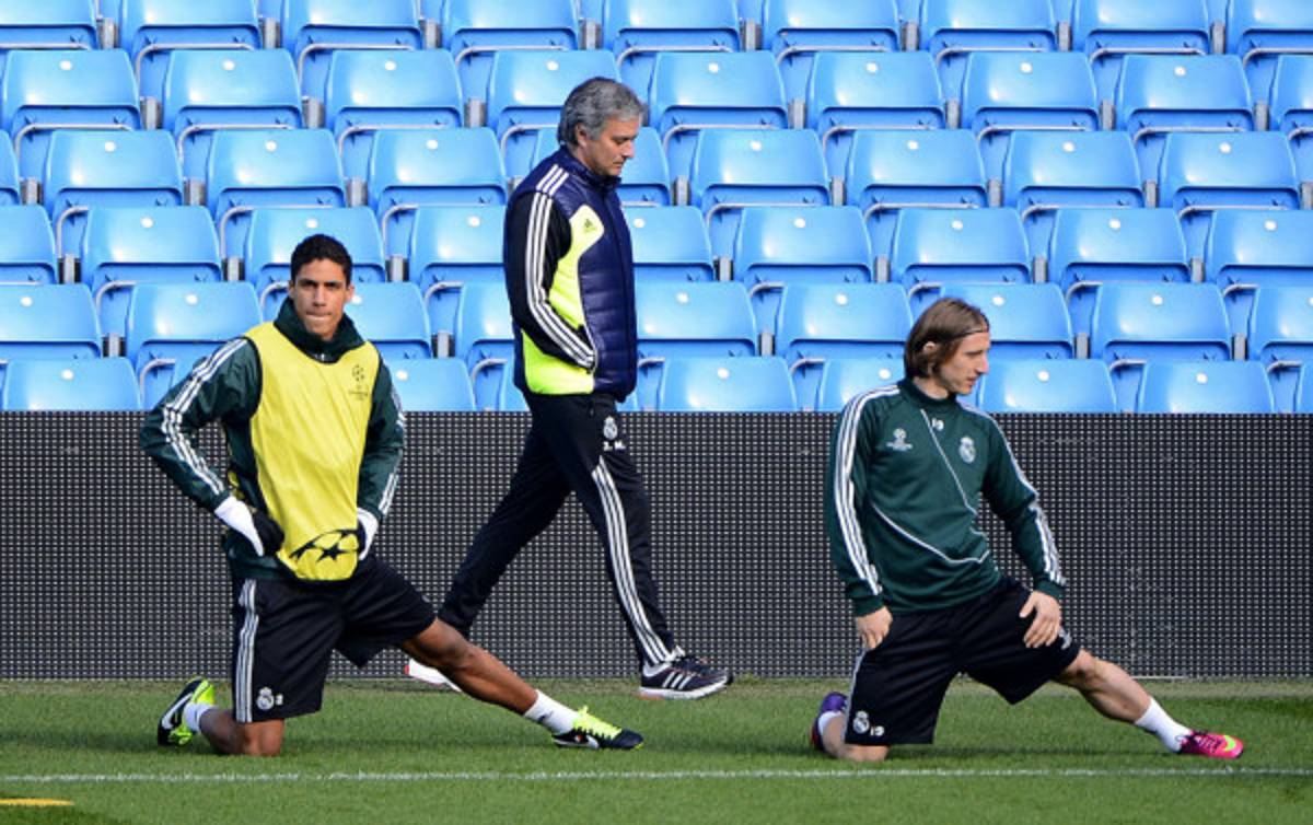 El Real Madrid se entrenó en el estadio del Manchester City