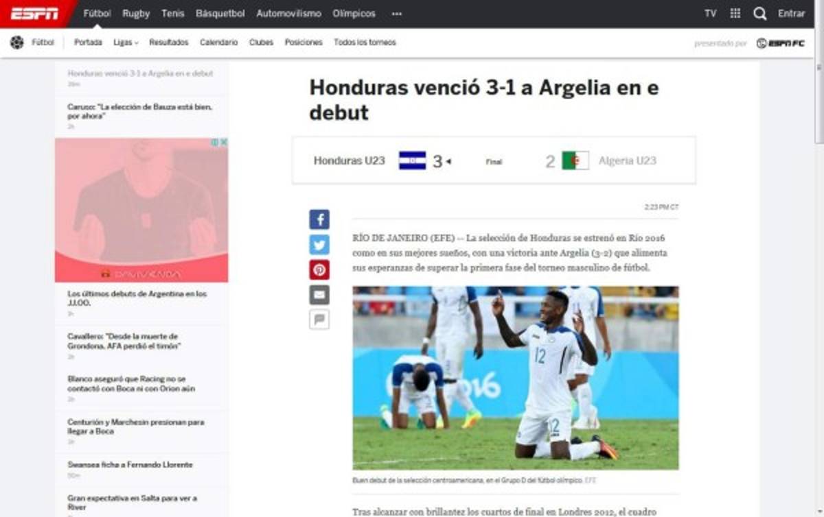 Prensa internacional sobre Honduras: 'No era necesario sufrir tanto'