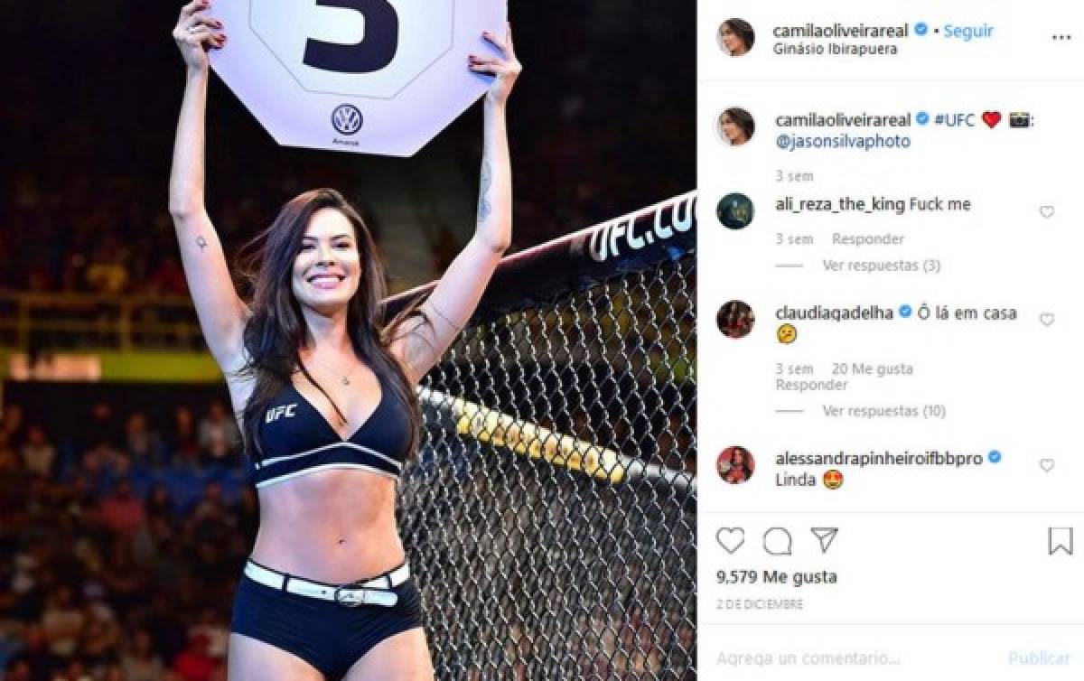 ¡Romance! Claudia Gadelha, peleadora de la UFC, está saliendo con una popular 'ring girl'