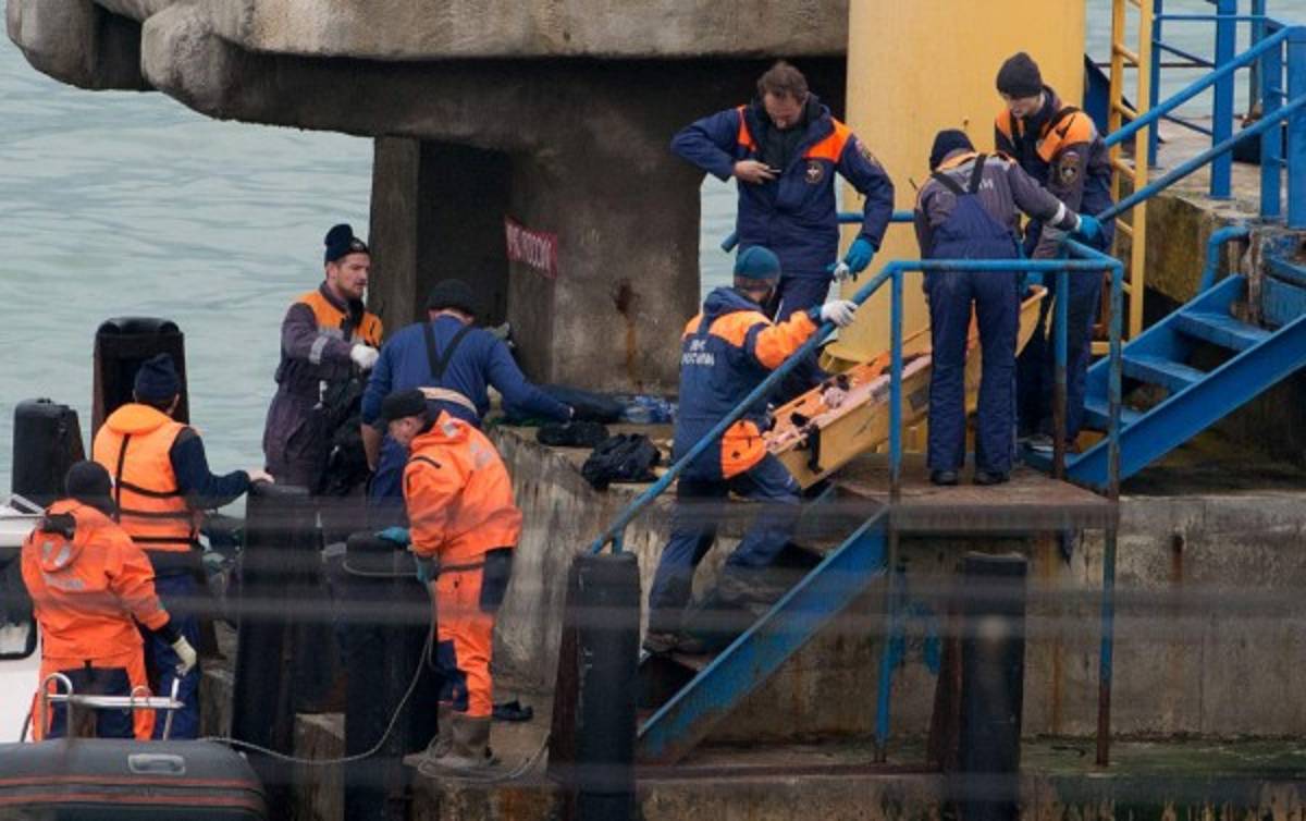 ¡DESGARRADORAS! Las fotos más terribles de la tragedia aérea de avión de Rusia en el Mar Negro