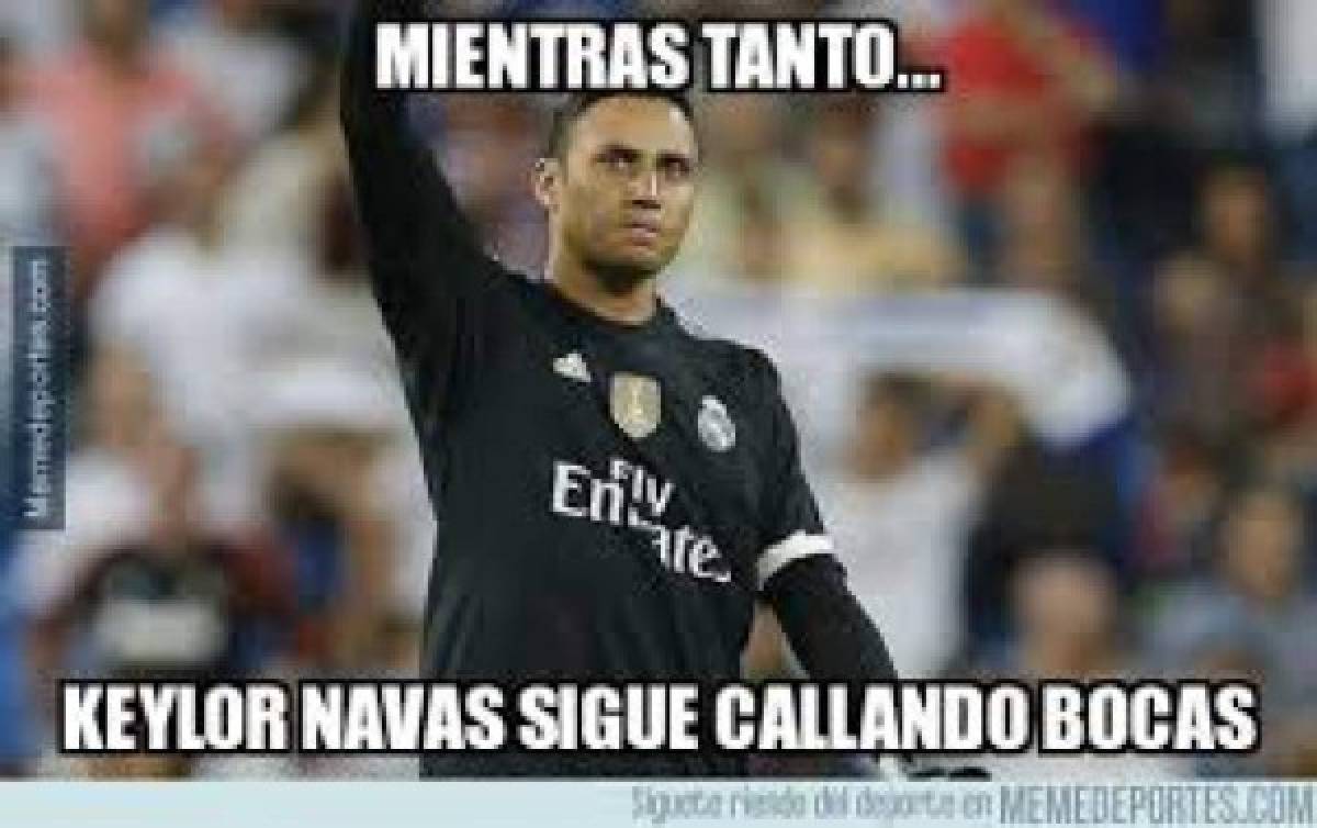 Keylor Navas no se ha escapado de los memes en el Real Madrid