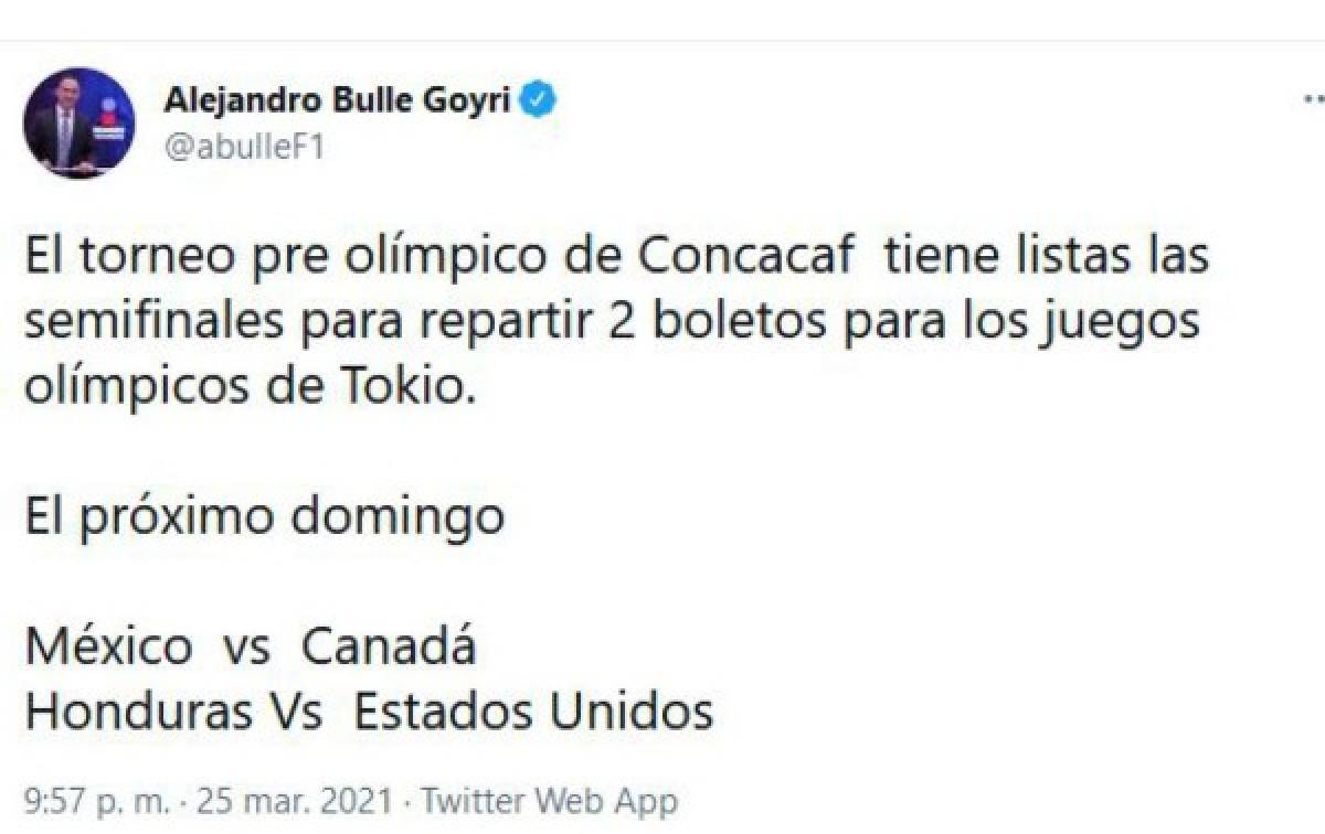 Periodista de ESPN tilda de favoritos a México y Estados Unidos y llama 'flojos' los partidos del Preolímpico
