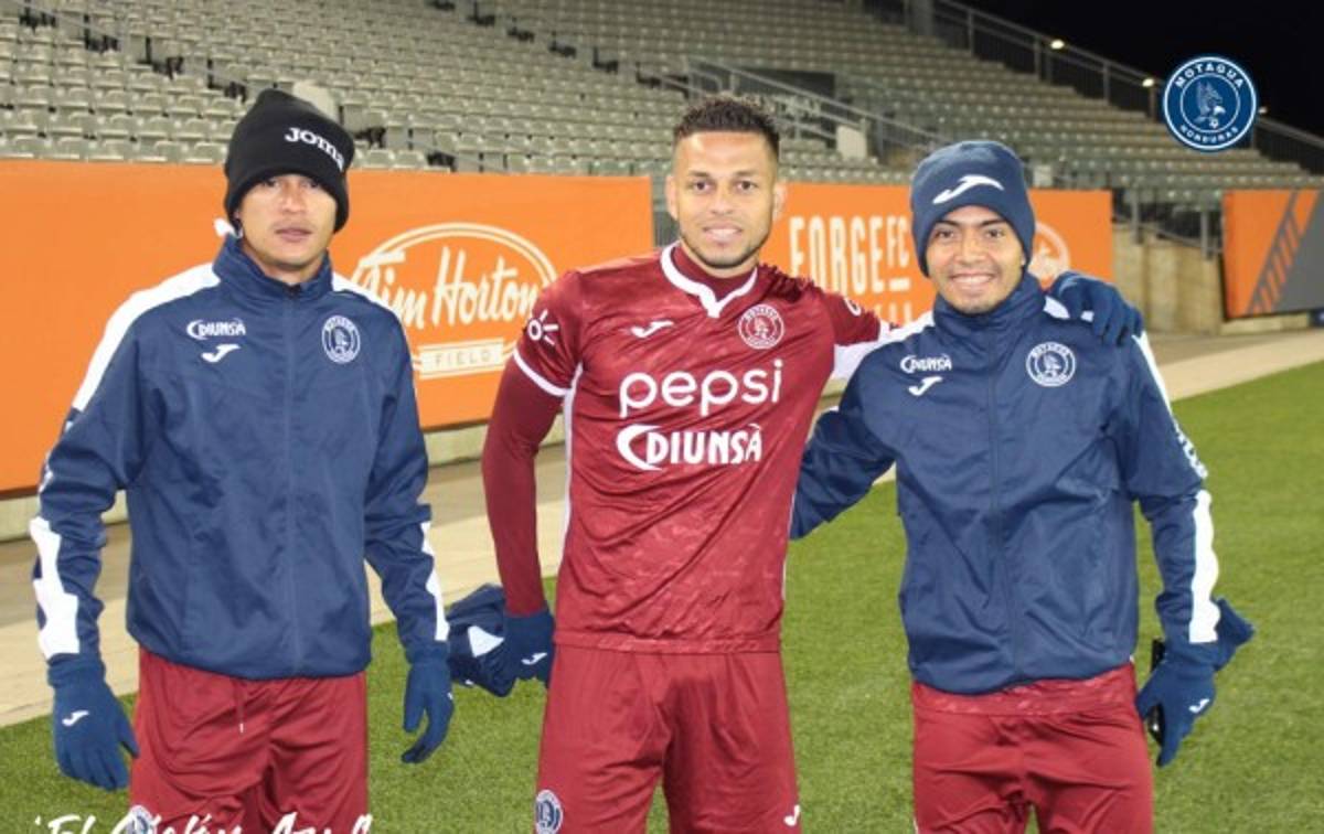 ¡Estaba a -1 grado! Así fue el reconocimiento de cancha del Motagua para el juego con Forge FC