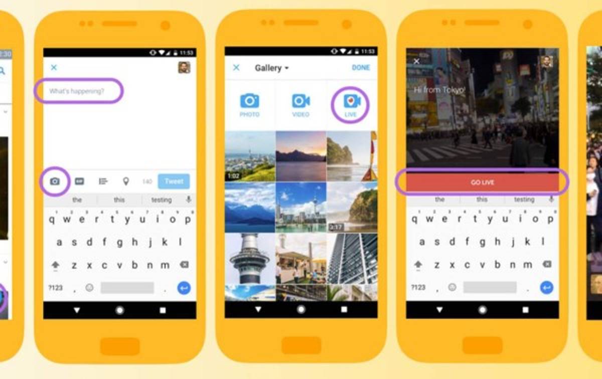 Twitter ahora permite transmitir en vivo