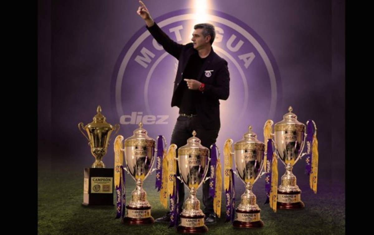 Diego Vázquez supera a Ramón Maradiaga y se convierte en el técnico más ganador de Motagua