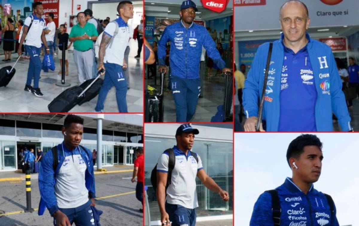 FOTOS: Jugadores de Selección de Honduras llegan tristes tras goleada ante Brasil