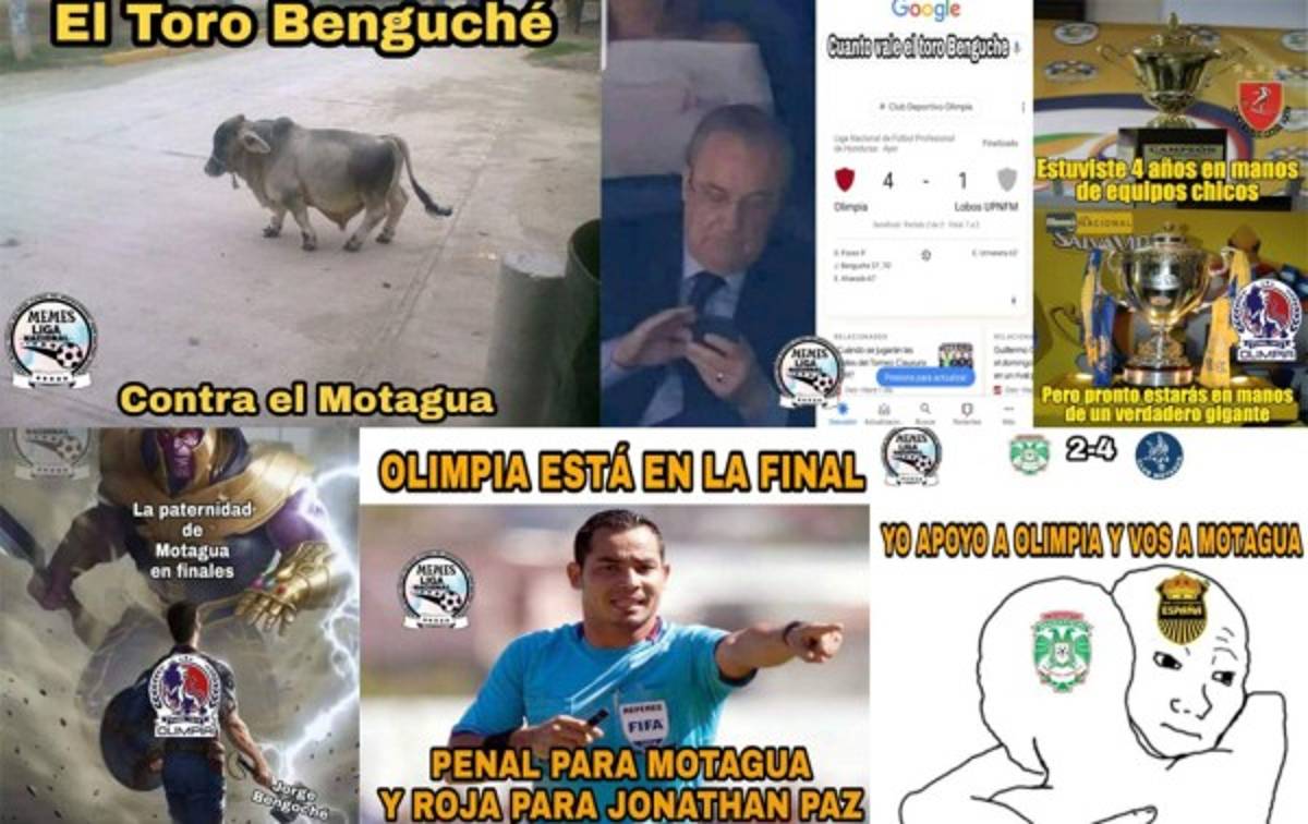 Afición ya calienta la final entre Olimpia y Motagua con divertidos memes