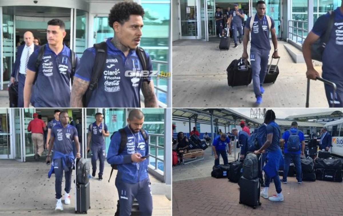 FOTOS: Así fue la llegada de la Selección de Honduras a Jamaica