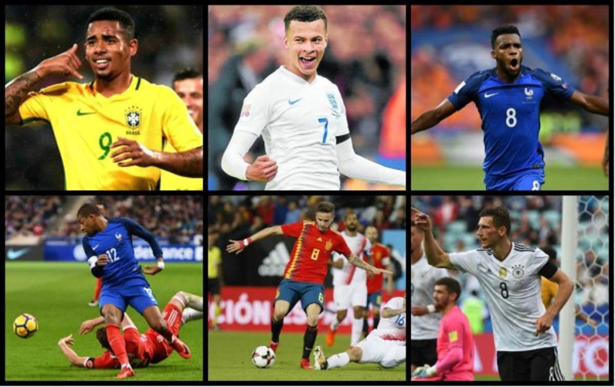 TOP: Las jóvenes figuras a seguir en el Mundial de Rusia 2018