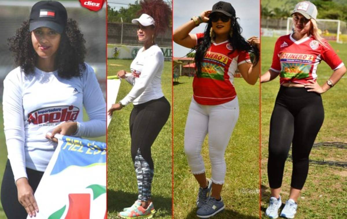 ¡Bellísimas! Final entre Real Sociedad y Olancho se llenó de lindas chicas