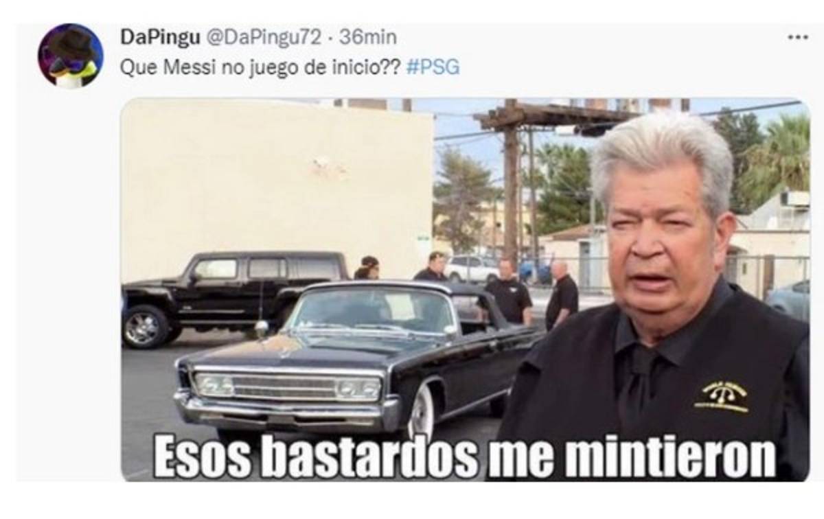 Messi hizo su debut con el PSG y los memes lo destrozan por haber sido suplente en Francia