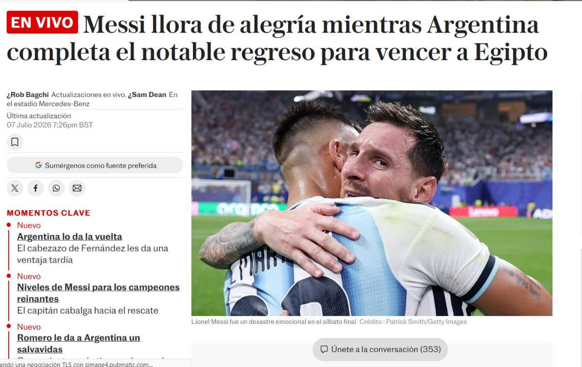 Callados todos, Ayudita: esto dicen de la épica remontada de Messi y Argentina