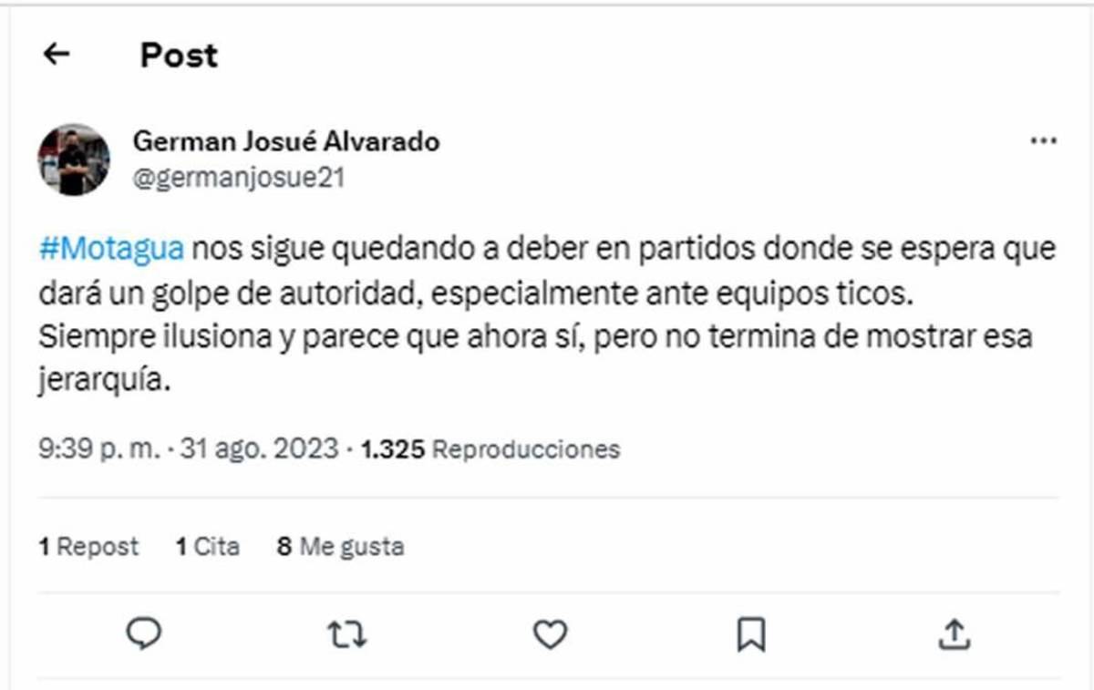 “Penoso”, “mediocre” e “inversión a la basura”: las duras críticas que recibe Motagua tras la paliza y lo que piden a Ninrod Medina