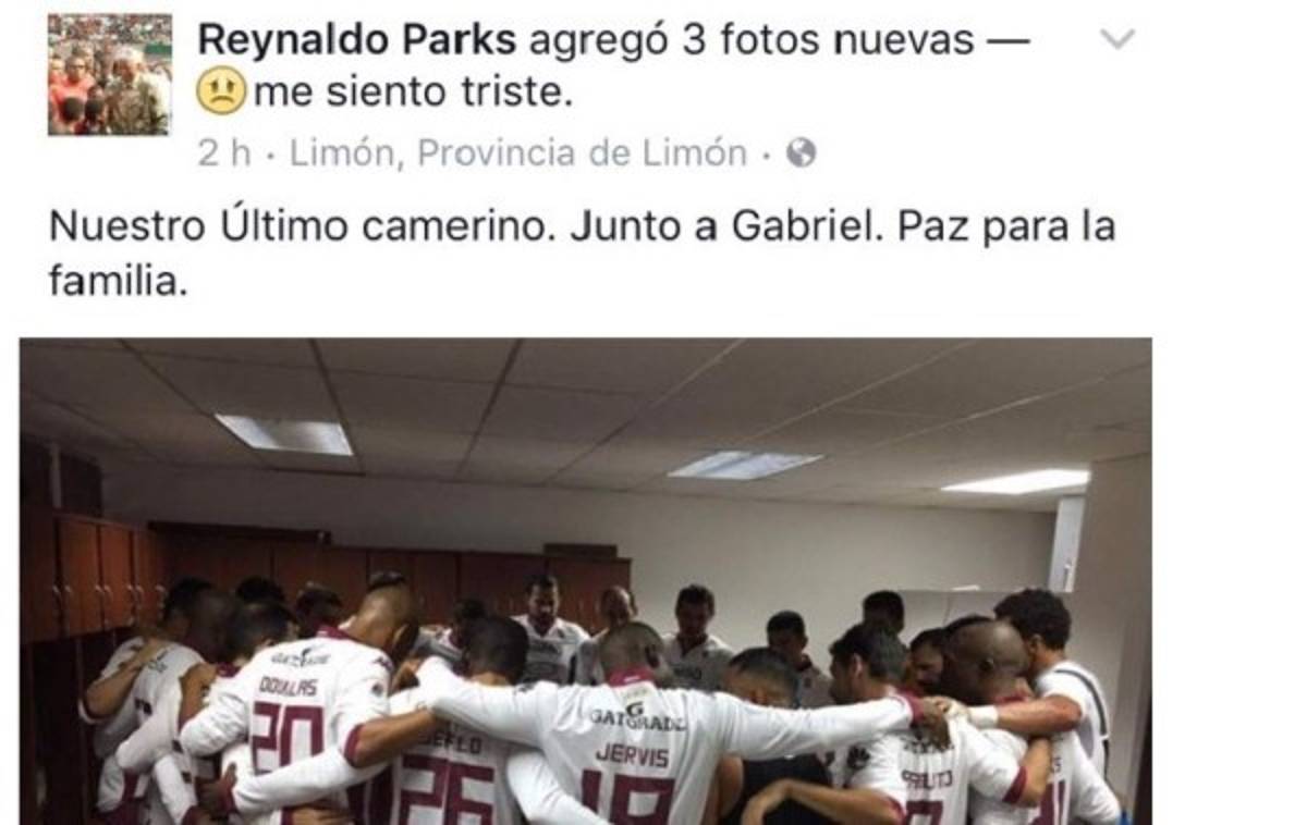 ¡QUÉ TRISTE! El fútbol costarricense llora la muerte de Gabriel Badilla