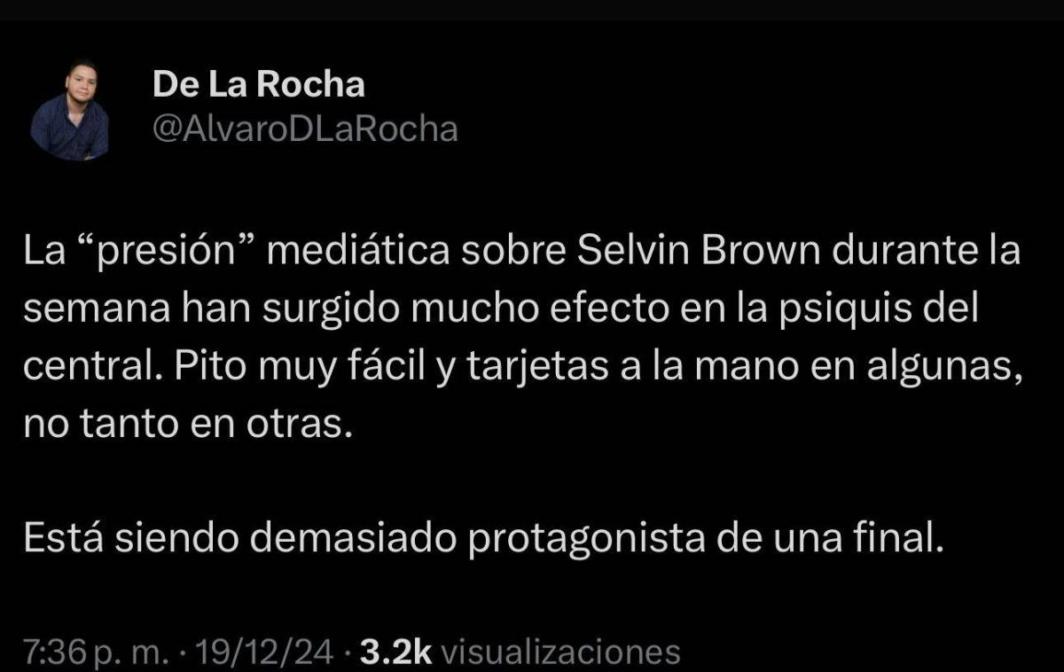 “Arbitraje lamentable”, “quiso ser protagonista”: la reacción de la prensa tras los errores de Selvin Brown en el Motagua-Olimpia