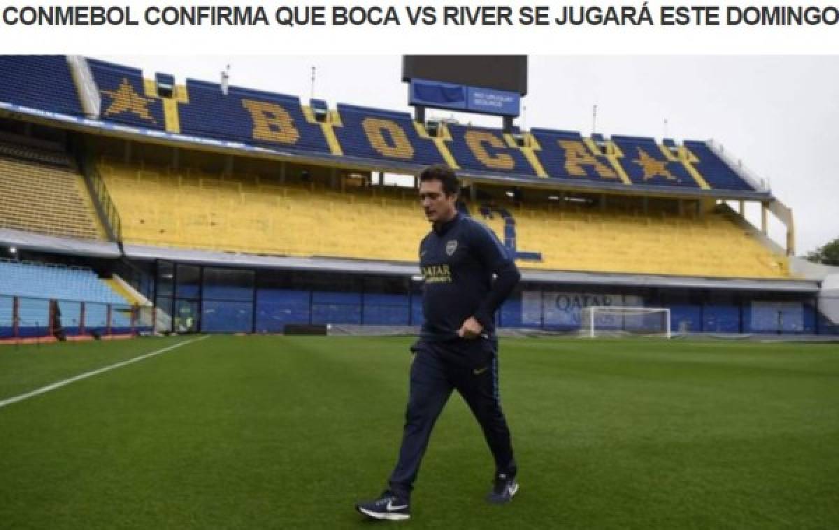 Impacto mundial: La prensa reacciona tras confirmar la final Boca-River en la Libertadores