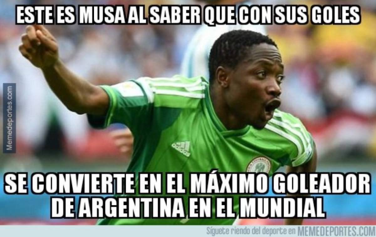 Los memes se disparan con Messi tras el triunfo de Nigeria sobre Islandia en Rusia 2018