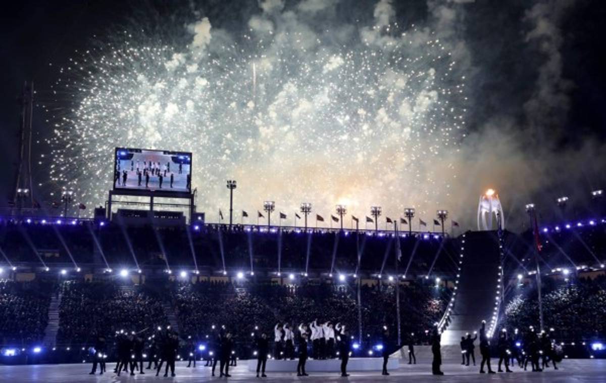 Las mejores imágenes de la ceremonia de clausura de los Juegos Olímpicos de Invierno