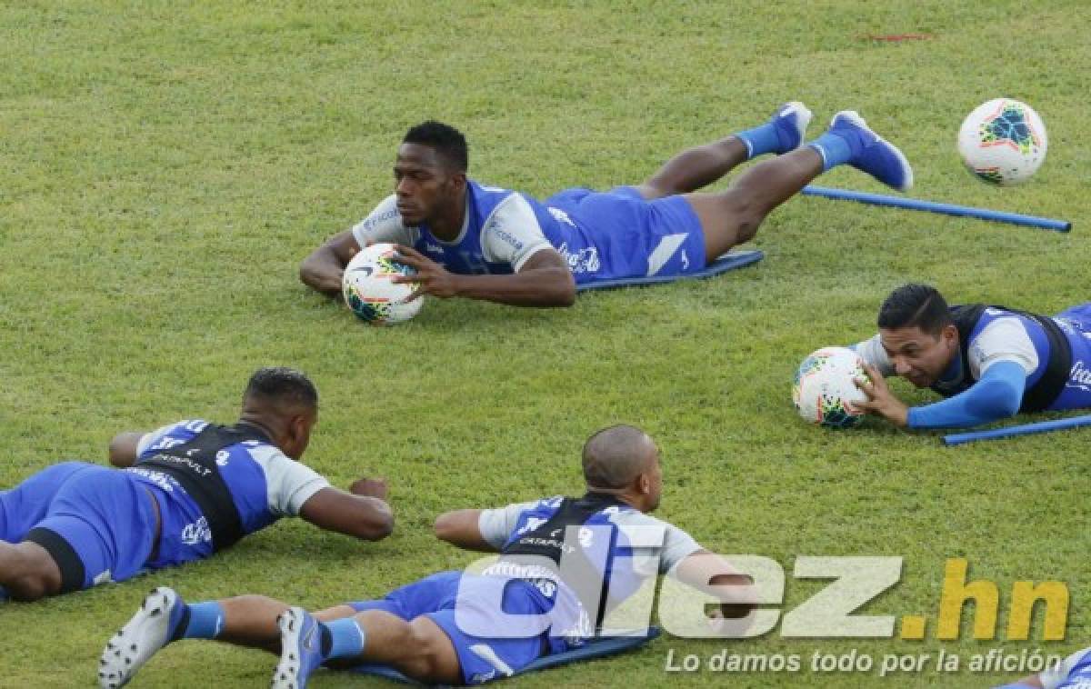 Así fue el entrenamiento de Honduras: Los tenis 'Air Jordan' de Elis, Arnold se entrena y Coito se luce