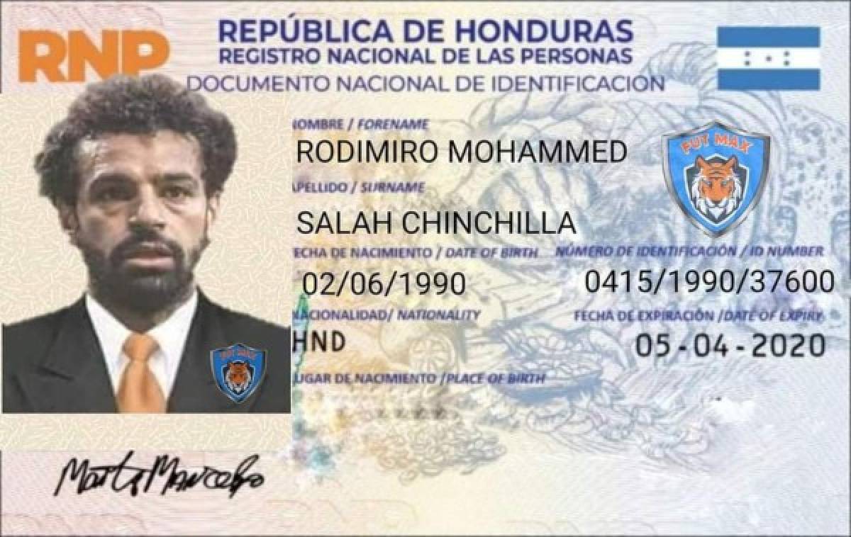 Número de identidad y apellido: Los jocosos nombres que tendrían los futbolistas europeos en el nuevo DNI de Honduras   