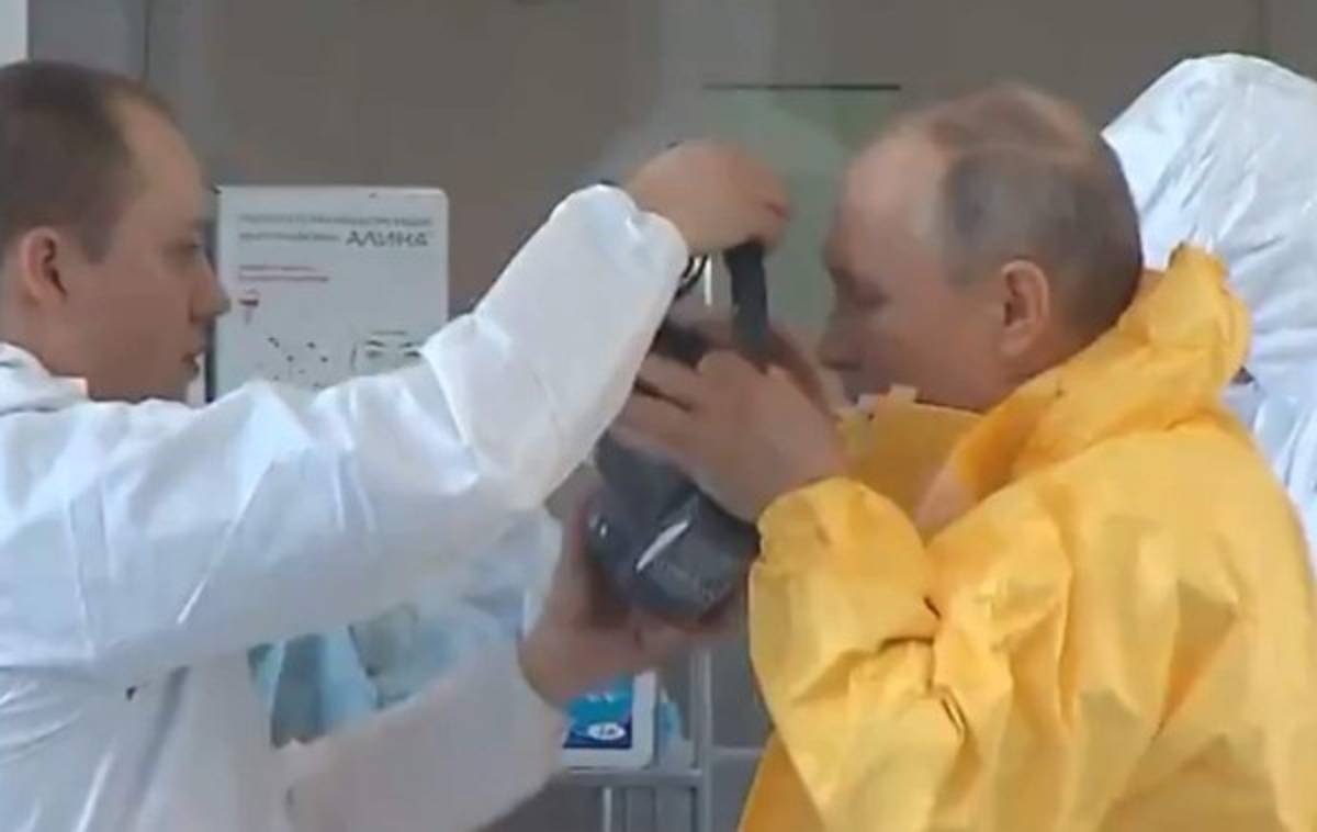 Fotos: Putin sorprende al mundo tras visitar a pacientes infectados por coronavirus