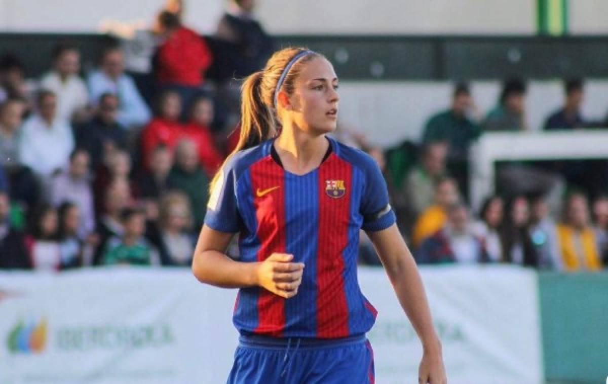 ¡BELLEZA! Así es Alexia Putellas, la hermosa delantera del Barcelona femenino