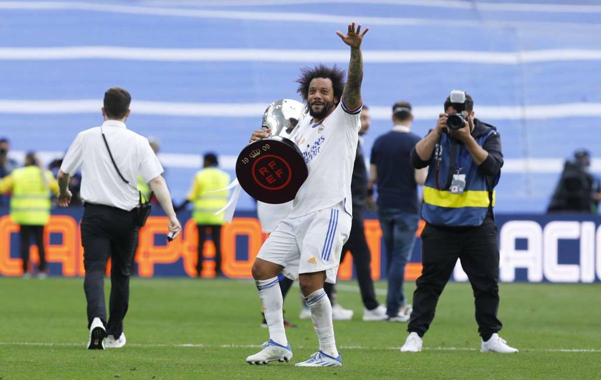 Fotos: Así celebró el Real Madrid su título 35 en la Liga de España; el crack que no llegó al festejo y el gesto de Marcelo