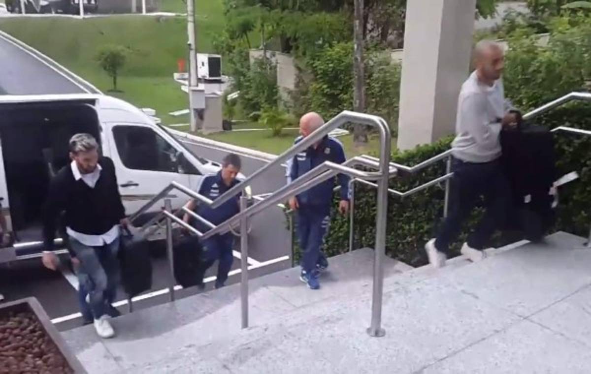 Fotos: Así se la pasan los brasileños y argentinos antes de verse las caras