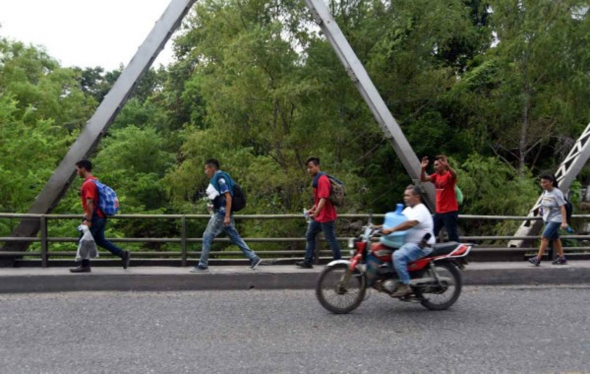 Así va la caravana de migrantes hondureños rumbo a Estados Unidos